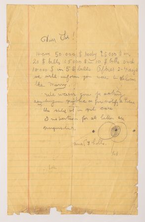 Lot #139 Lindbergh Kidnapping: Morris ?Mickey? Rosner Archive of (30+) Letters and Personal Papers from the Lindberghs' Underworld Intermediary - Image 2