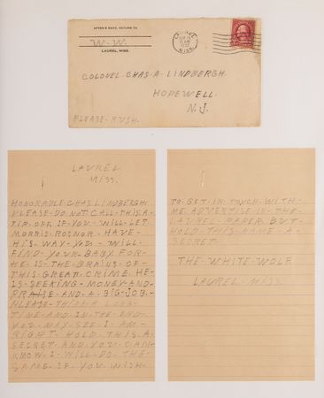 Lot #139 Lindbergh Kidnapping: Morris ?Mickey? Rosner Archive of (30+) Letters and Personal Papers from the Lindberghs' Underworld Intermediary - Image 4