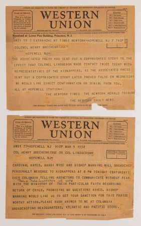 Lot #139 Lindbergh Kidnapping: Morris ?Mickey? Rosner Archive of (30+) Letters and Personal Papers from the Lindberghs' Underworld Intermediary - Image 7
