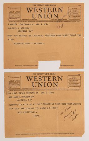Lot #139 Lindbergh Kidnapping: Morris ?Mickey? Rosner Archive of (30+) Letters and Personal Papers from the Lindberghs' Underworld Intermediary - Image 8