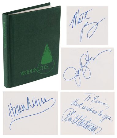 Lot #476 Actors and Actresses (50+) Autograph Book, with Matthew Perry, Jennifer Aniston, and Phil Hartmann - Image 1