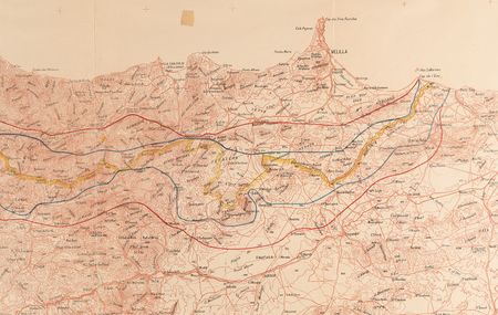 Lot #250 George S. Patton's World War II-Dated North Africa Campaign Neutrality Zone Map, Sent by Moroccan Resident-General Charles Noguès (1942) - Image 5