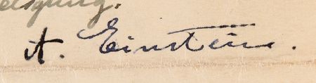 Lot #113 Albert Einstein Autograph Poem Signed with Quantum Theory Calculations - Image 3