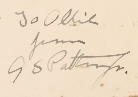 Lot #249 George S. Patton Signed Photograph: The Only One Known of the General Actually Under Fire - Image 3