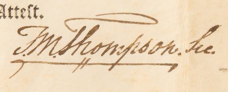 Lot #199 Thomas McKean and Timothy Matlack Document Signed - Image 2