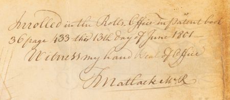 Lot #199 Thomas McKean and Timothy Matlack Document Signed - Image 3