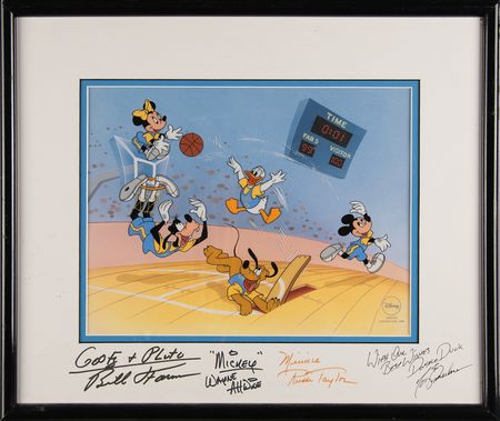 Lot #321 Disney Voice Actors Signed Sericel - Image 1