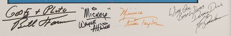 Lot #321 Disney Voice Actors Signed Sericel - Image 3