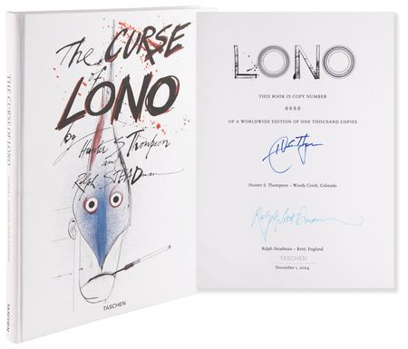 Lot #367 Hunter S. Thompson and Ralph Steadman Signed Oversized Book - The Curse of Lono (Ltd. Ed. #880/1000) - Image 1