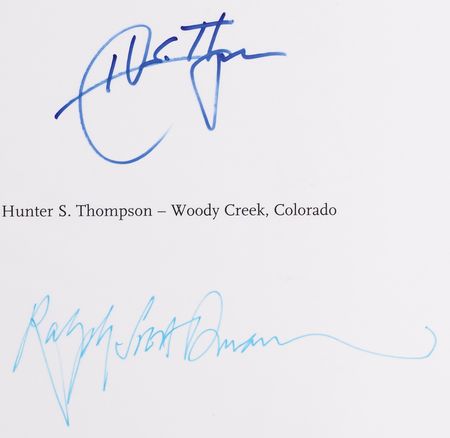 Lot #367 Hunter S. Thompson and Ralph Steadman Signed Oversized Book - The Curse of Lono (Ltd. Ed. #880/1000) - Image 2