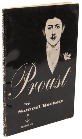 Lot #338 Samuel Beckett Signed Book - Proust - Image 3