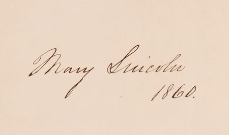 Lot #9 Mary Lincoln Signed Book - The Life of George Washington, Vol. II - From the Lincoln Family Library - Image 2