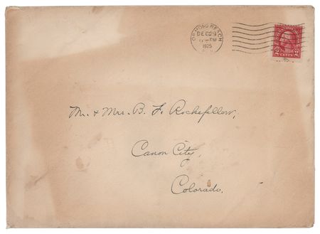 Lot #221 John D. Rockefeller Signed Christmas Card - Image 3