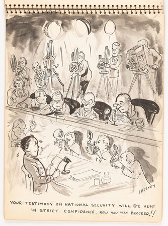 Lot #255 Earle D. Chesney Sketchbook - 35 Original Drawings by the Navy Cartoonist - Image 8