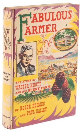 Lot #190 Walter Knott Signed Book - Fabulous Farmer - Image 3
