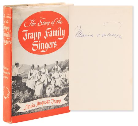 Lot #627 Maria von Trapp Signed Book - The Story of the Trapp Family Singers - Image 1