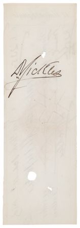 Lot #278 Daniel Sickles Twice-Signed Check - Image 2