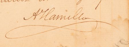 Lot #98 Alexander Hamilton Autograph Endorsement Signed (April 1788) - Image 2