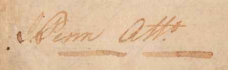 Lot #97 John Penn Document Signed - Image 3