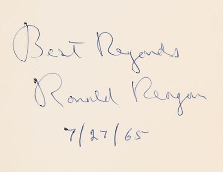 Lot #70 Ronald Reagan Signed Book - Where's the Rest of Me? - Image 2