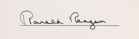 Lot #71 Ronald Reagan Signed Book - Speaking My Mind - Image 2