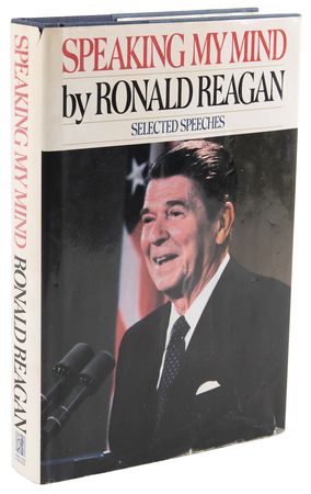 Lot #71 Ronald Reagan Signed Book - Speaking My Mind - Image 3