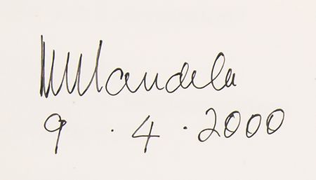 Lot #192 Nelson Mandela Signed Book - What Is A Constitution? - Image 2