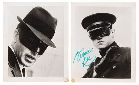 Lot #456 The Green Hornet: Bruce Lee and Van Williams (2) Signed Photographs - Image 1