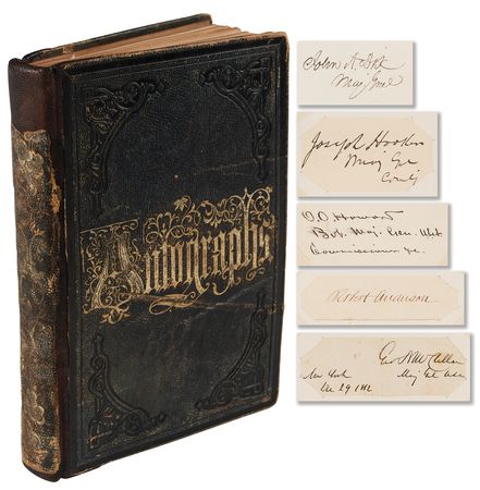 Lot #256 Civil War: Union Officers (50+) Autograph Album - Image 1