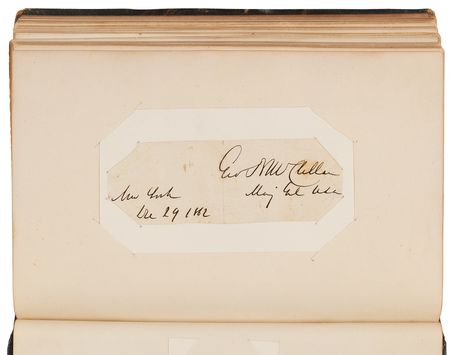 Lot #256 Civil War: Union Officers (50+) Autograph Album - Image 2