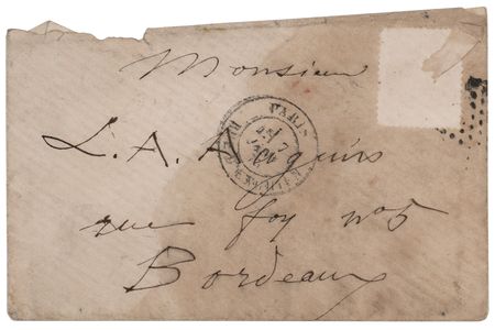 Lot #303 Camille Corot Autograph Letter Signed - Image 3