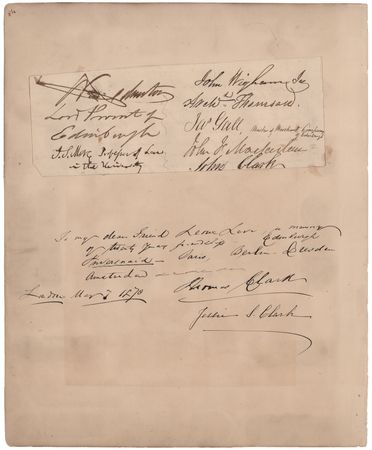 Lot #146 British Members of Parliament (38) Signatures with Gladstone, Cobden, and Bright - Image 2