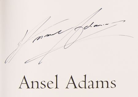 Lot #298 Ansel Adams Signed Book - The Eloquent Light - Image 2