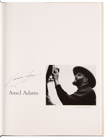 Lot #298 Ansel Adams Signed Book - The Eloquent Light - Image 4