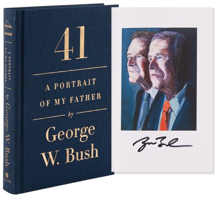Lot #27 George W. Bush Signed Book - 41: A Portrait of My Father - Image 1