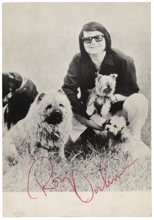 Lot #428 Roy Orbison Signed Promotional Card - Image 1