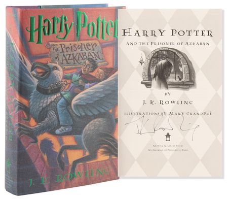 Lot #360 J. K. Rowling Signed Book - Harry Potter and the Prisoner of Azkaban (First US Edition) - Image 1