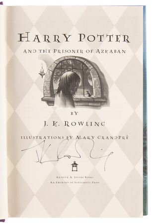 Lot #360 J. K. Rowling Signed Book - Harry Potter and the Prisoner of Azkaban (First US Edition) - Image 4