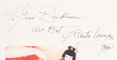 Lot #314 Alberto Vargas Signed Book - Vargas - Image 2