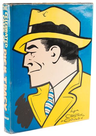 Lot #324 Chester Gould Signed Sketch in Book - The Celebrated Cases of Dick Tracy - Image 3