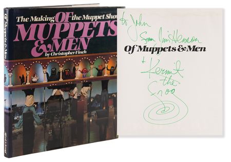 Lot #546 Jim Henson Signed Book - Of Muppets & Men - Image 1