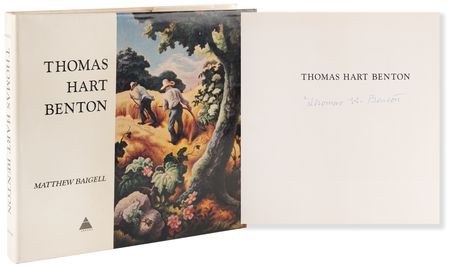 Lot #299 Thomas Hart Benton Signed Book - Thomas Hart Benton - Image 1