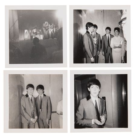 Lot #377 Beatles: John Lennon Signature, Candid Photographs, and Ticket Stub to Their 1964 Ed Sullivan Show Rehearsal at the Deauville Hotel - Image 5
