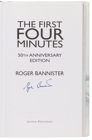 Lot #679 Roger Bannister (8) Signed Items - Image 5