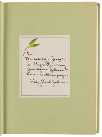Lot #50 Lyndon and Lady Bird Johnson Signed Books - Image 3