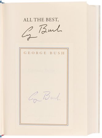 Lot #42 Five Presidents Signed Books - Nixon, Carter, Bush, Clinton, and Bush - Image 5