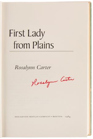 Lot #40 First Ladies (9) Signed Books with Reagan, Obama, and Biden - Image 4