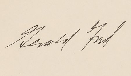 Lot #44 Gerald Ford Signed Book - The President's Commission on the Assassination of President Kennedy - Image 2