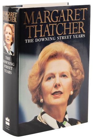 Lot #233 Margaret Thatcher Signed Book - The Downing Street Years - Image 3