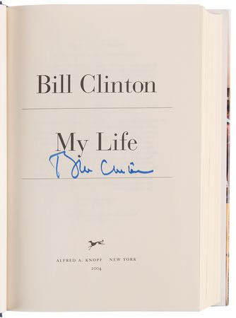 Lot #37 Bill and Hillary Clinton (2) Signed Books - Image 2
